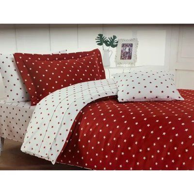Постельное белье Maison Dor STARS RED (160x220) 737022 Mai_737022 фото