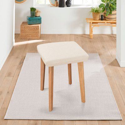 Набір чохлів 2 шт на табурет квадратний Corn Fleece айворі Love You loveyouhome_85183 фото