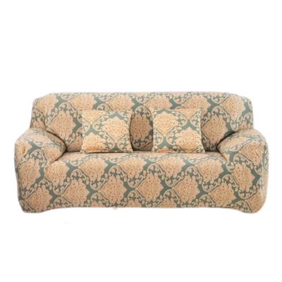 Чехол на 2-местный диван эластичный Homytex Бифлекс Принт 6-12175 фото