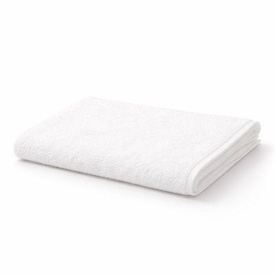 Рушник махровий Без бордюру Aisha Білий, 400 г/м2, 70x140 см d-c411v-white фото