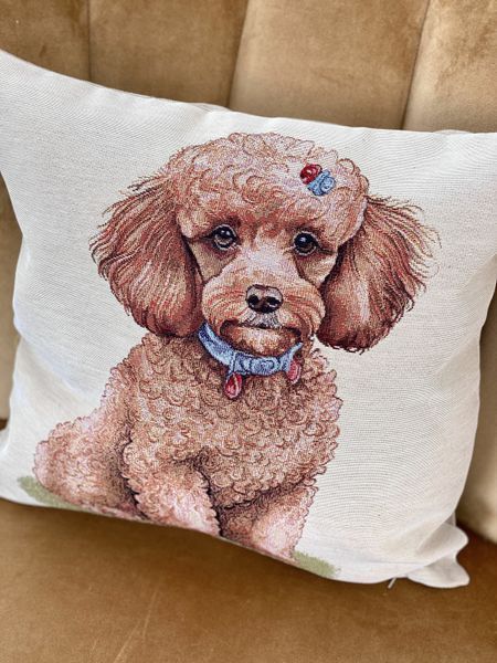 Наволочка гобеленова одностороння POODLE-NV Limaso lim_POODLE-NV фото