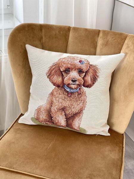 Наволочка гобеленова одностороння POODLE-NV Limaso lim_POODLE-NV фото