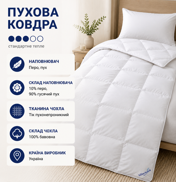 Пуховое одеяло Магнолия К0 Billerbeck 0590-00/02 фото