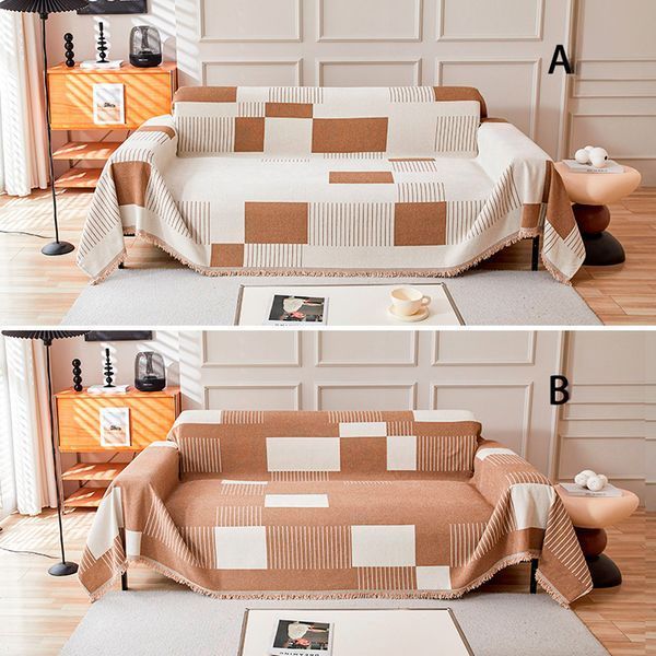 Накидка-покривало на диван 180х220 Бежева двостороння MP08 Love You loveyouhome_LY8708 фото