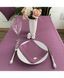Однотонна скатертина на стіл Прованс Violet 100% бавовна, Фіолетовий, 134х220 см provence_021416 фото 4