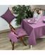 Однотонна скатертина на стіл Прованс Violet 100% бавовна, Фіолетовий, 134х220 см provence_021416 фото 2