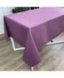 Однотонна скатертина на стіл Прованс Violet 100% бавовна, Фіолетовий, 134х220 см provence_021416 фото
