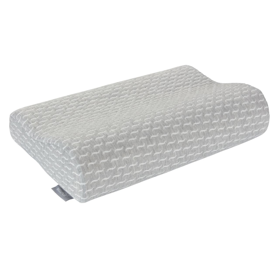 Подушка WELLPUR KVINA 30x50x10/7см Серый