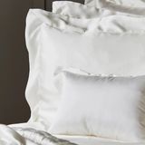 Шовкова постільна білизна з простирадлом на гумці Gingerlily Plain Ivory Євро-максі 220х240 см p_s_k_gl5120045 фото