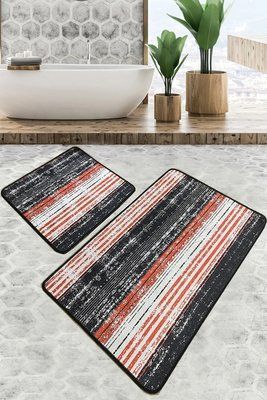 Набір килимків для ванної кімнати Chilai Home FLANG 60*100+50*60 Chom_110024179 фото