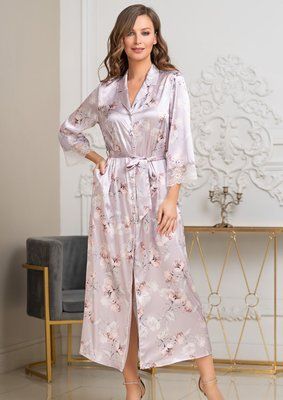 Женский длинный халат Mia-Amore seline 3719 Натуральный шелк seline3719-XS фото