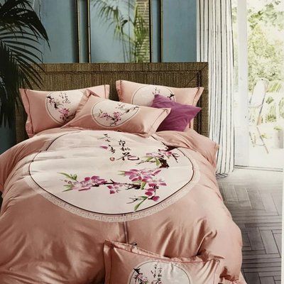 Постільна білизна Prestij Textile сатин 60s Купон 13753 Євро 200х220 см 250х270 см 50х70см (2шт) p_s_k_00001825 фото