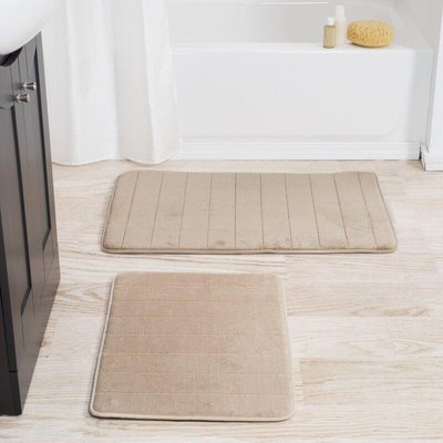 Набір килимків для ванної кімнати Homytex 2 шт 50x80 см + 40x60 см HT-58004 фото