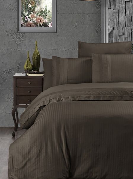 Комплект Deluxe Ranforce RDLX-89 Gala Brown RDLX-89-Gala-Brown-Євро фото