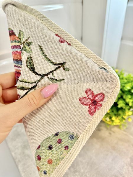 Прихватка кухонна гобеленова EDEN FLY-PK Limaso, 20x20, Квадратна, Великодній, Без люрексу, 40% поліестер, 60% бавовна, Гобелен lim_EDEN FLY-PK фото