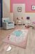 Ковер детский безворсовый Chilai Home 100 х 160 см. Elephants bike pink CHh-1400091 фото