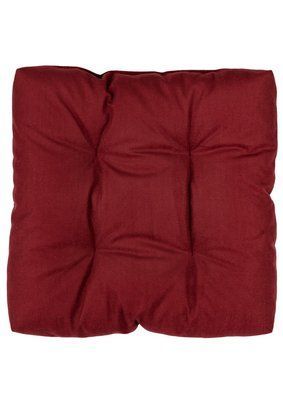 Подушка на стілець FIESTA бордова, 40х40см ПРОВАНС 033512 provence_033512 фото