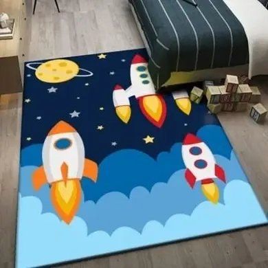 Детский ковер безворсовый Homytex rocket HT-85730 фото