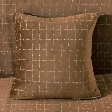 Декоративная наволочка велюр Homytex Песочная HT-256005 фото