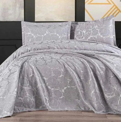 Покрывало жаккард Edante FRANCOIS GRI p_s_k_132135 фото