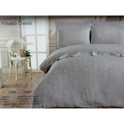 Постельное белье Maison Dor - MIRABELLA DANTELLA STONE (200x220) 315712 Mai_315712 фото