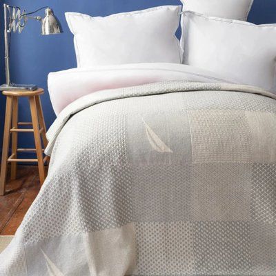 Плед вафелька Nautica Home - Aegina mavi 150х220 см p_s_k_svt-2000022305358 фото