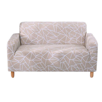 Чехол на 2-местный диван эластичный Homytex Бифлекс Принт 6-12177 фото