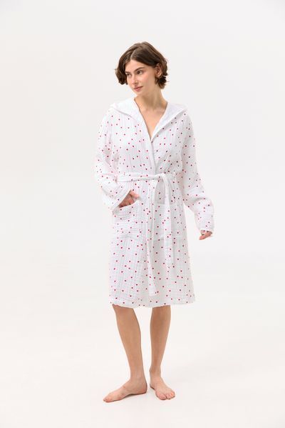 Халат Lotus Home - Molly Heart muslin L/XL svt-2000022341448 фото