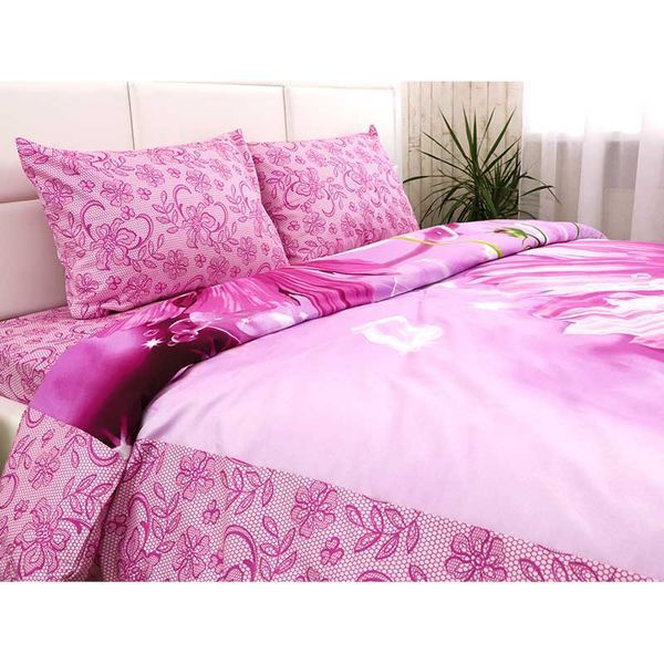 Комплект постільної білизни 20-1319 Fuchsia євро (50х70) 845.137К_20-1319 Fuchsia фото