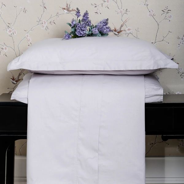 Наволочка LUXURY LINENS Basic Line Grey luli25000333 фото