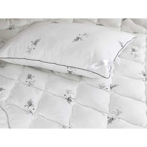 Одеяло из искусственного лебединого пуха зимнее "Silver Swan" 200х220 см 322.52_Silver Swan фото