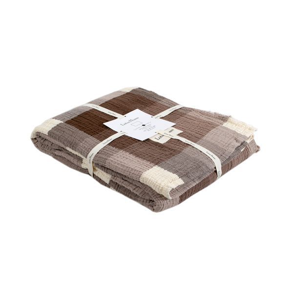 Покрывало Lotus Home - Lucca muslin коричневое 200x240 svt-2000022350839 фото