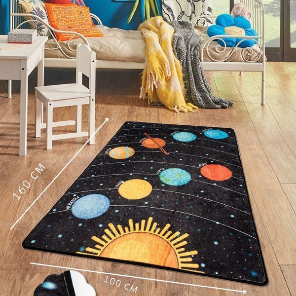 Коврик в детскую комнату Chilai Home Galaxy Космос Галактика CHh-1400090 фото