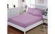 Простыня на резинке лиловая в наборе с наволочкой U-tek хлопок Lilac 80х190 posmar66530 фото 1