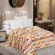 Плед тревел флісовий Котики бежевий з ременем Love You 150x200 см loveyouhome_88183 фото 5