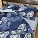 Постільна білизна ранфорс Dom Cotton "Синє перо" d-c5418v фото 3