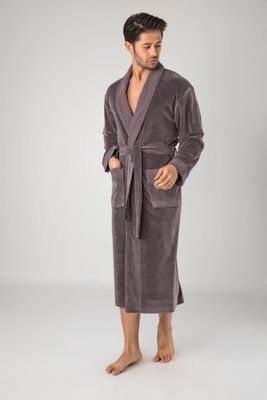 Халаты мужские ns 20665 fume (kahve) 4XL Nusa posa017843-4xl фото