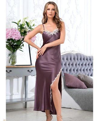 Довга нічна сорочка Mia-Amore Бріджит 3688 Натуральний шовк Mia-Amore_3688_XL фото