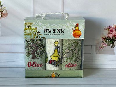 Mame olive 3в1 Махрові рушники 30х50см Бавовна Туреччина (42825558) Sul-42825558 фото