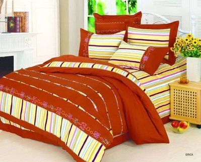 Постільна білизна сатин-жакард Le Vele ERICA TERRACOTTA 100% бавовна 0102.SAL.00.00.000.02.030 фото