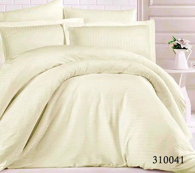 Постельное белье SELENA Импреза Шампань Страйп-Сатин 100% хлопок Кремовый 310041-03 фото