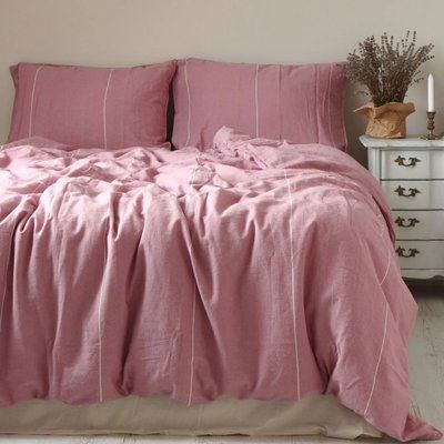 Комплект постельного белья 160х220х2 LA MODNO MASSIMO PINK hr-ln200207 фото