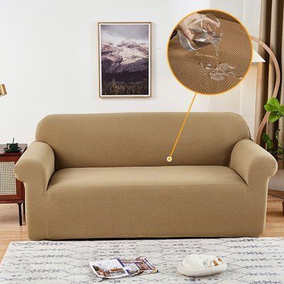 Водовідштовхувальний чохол на двомісний диван трикотаж жатка Diana Textile al4882-145x185 фото