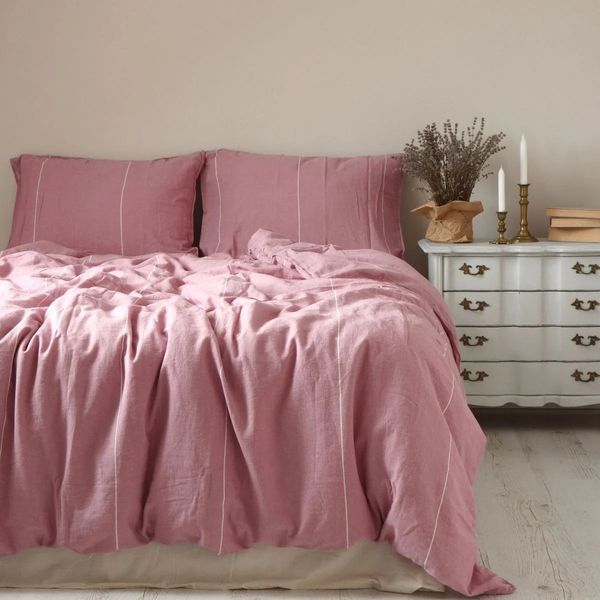 Комплект постільної білизни 160х220х2 LA MODNO MASSIMO PINK hr-ln200207 фото