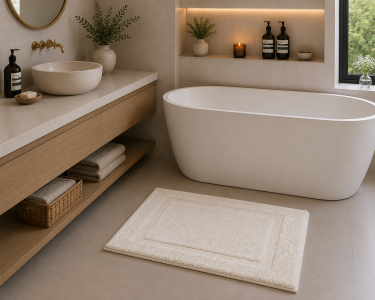 Килимок для ванної Graccioza Classic Bath Rug Graccioza-10020012-20002-70x120 фото