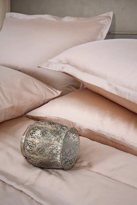 Наволочка LUXURY LINENS набор 50x70 с ушками BEIGE 100% тенсел luli33567 фото