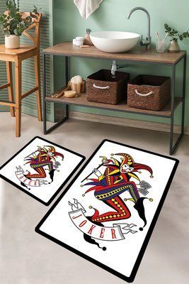 Набір килимків для ванної кімнати Chilai Home Joker 60*100+50*60 Chom_110024225 фото