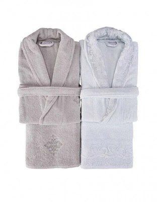Женский махровый халат Набор Karaca Home Novela 2018-2 tiffany S/M; L/XL sv2000022190183 фото
