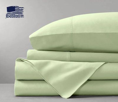 Простирадло Olive сатинове Jefferson оливкове 200х220 posmar61943 фото