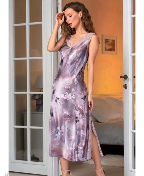 Длинная ночная сорочка "Аврора" 3658 Mia-Amore_3658_2XL фото